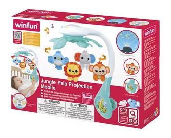 Kolotoč s projektorem kamarádi z džungle