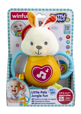 Závěsné chrastítko králík se zvuky