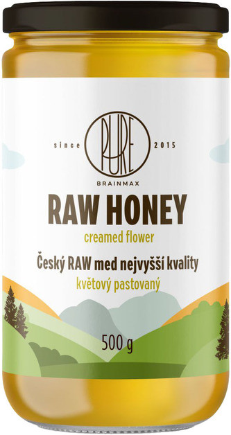 BrainMax Pure RAW med květový pastovaný, 500 g