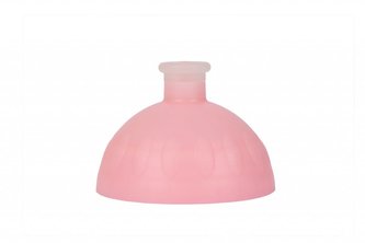 víčko na lahev R&B růžové/čirá
