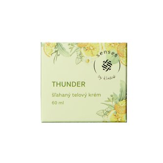 Kvitok Senses Šlehaný tělový krém Thunder (60 ml) - svěží unisex vůně