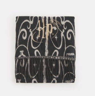 Šála zimní, černá se vzorem, Harry Potter