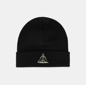 Čepice Relikvie smrti, zimní černá, Harry Potter