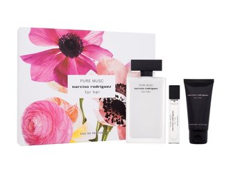 Narciso Rodriguez For Her parfémovaná voda 100 ml + parfémovaná voda 10 ml + tělové mléko 50 ml