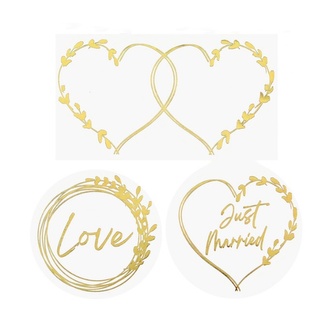 Samolepky Love - Just Married 16 ks