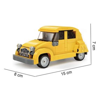 Klocki CADA. Auto miejskie Citroen 2CV 298 elementów.
