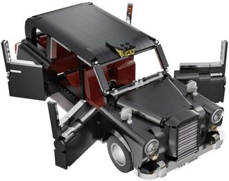 Klocki CADA. Master model auta 32 cm samochód LEVC London Taxi londyńska taksówka 1871 elementów