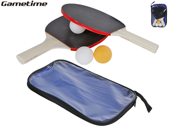 Gametime set na stolní tenis s pálkami a míčky 3ks v pouzdře