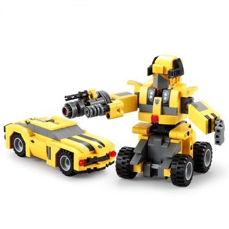 Klocki CADA. Hornet Robot Samochód 2w1 Pull-back 267 elementów