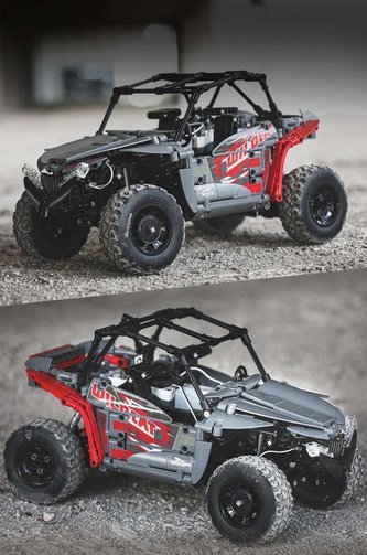 Klocki CADA.Zdalnie Sterowany Wildcat RC Auto Terenowe 686 elementów.
