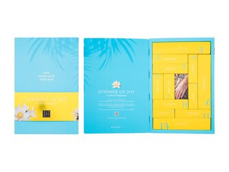 Rituals Summer Of Joy tělový krém 100 ml + parfémovaná voda 15 ml + tělová mlha 20 ml + čisticí mléko 125 ml + maska na ruce 70 ml + antiperspirant 50 ml + tělová pěna 30 ml + šampon 70 ml + sprchový gel 50 ml + sprchový gel 200 ml + interiérový sprej 50