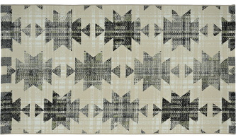 Venkovní vzorovaný koberec AZTEC béžová 80x150 cm Multidecor