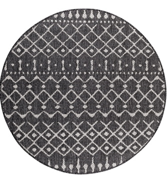 Venkovní vzorovaný koberec CLYDE AZTECA O 120 cm Multidecor