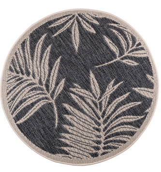 Venkovní vzorovaný koberec CLYDE PALMAS O 120 cm Multidecor