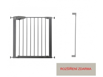 Munchkin - Bezpečnostní dětská zábrana Easy Loc stříbrná se 7 cm