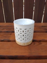 Aromalampa bílá s miskou menší