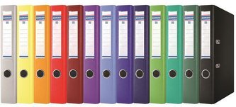 Pákový pořadač "Premium", šedá, 50 mm, A4, s ochranným spodním kováním, PP, DONAU