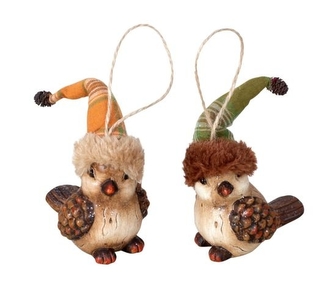 Ptáček v čepici závěsný