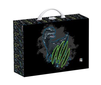 Kufřík lamino hranatý A4 OXY GO Dino