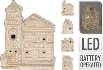 Domek keramika LED malý