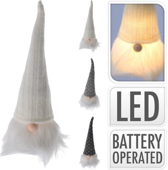 Skřítek pletená čepice svítící