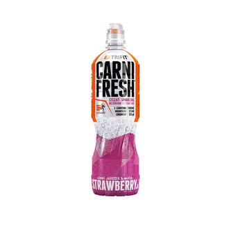 Extrifit Carnifresh Sparkling Caffein free 850 ml wild strawberry mint (jahoda-máta)