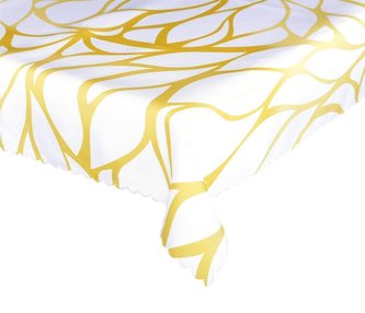 Forbyt, Ubrus s nešpinivou úpravou, Eline, žlutá pr.155 cm