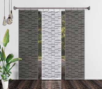 Forbyt, Závěsový panel, Atlas 50 x 240 cm šedá