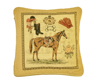 Forbyt  Návlek na polštář, Ornament Kůň, barevný, 43 x 43 cm