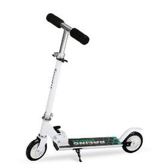 Koloběžka MOMI QKids Flo aluminium white