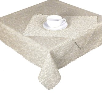 Forbyt, Ubrus žakárový, Decora Mar, béžový 140 x 180 cm