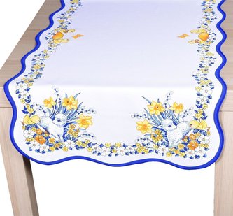 Forbyt, Velikonoční ubrus, Beránek, 50 x 100 cm modrá 50 x 100 cm