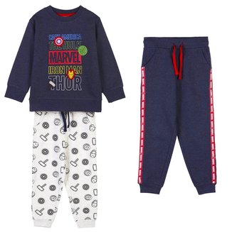 3 - DÍLNÁ TEPLÁKOVÁ SOUPRAVA  AVENGERS - velikost 3