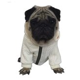 Svetr s kapucí Bulldog - Béžová L