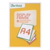 tarifold Display Frame - samolepicí rámeček, A4, bílý, 1 ks