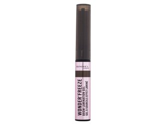 Rimmel London Wonder'Freeze Gel a pomáda na obočí Brow Lamination Gel 6 g 004 Deep Brown pro ženy