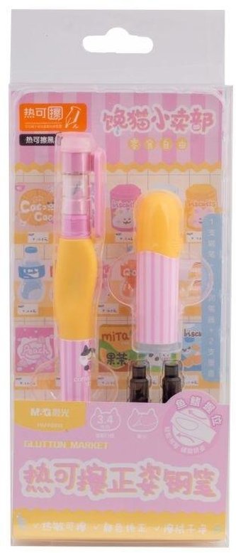 Pióro usuwalne Chciwy kot 2 naboje M&G;