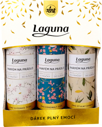 Laguna parfém na prádlo dárkové balení domov, 3× 300 ml