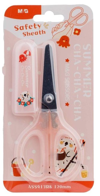 Nożyczki 12cm Cha Cha z osłonką M&G;
