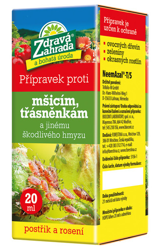 Zdravá zahrada - Přípravek proti mšicím, třásněnkám a jinému škodl. hmyzu 20 ml Zdravá zahrada - Přípravek proti mšicím, třásněnkám a jinému škodl. hmyzu 20 ml
