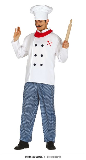 Kuchař pánský kostým M 48/50