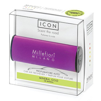 Vůně do auta Millefiori Milano, Icon, Classic Icon, Minerální zlato