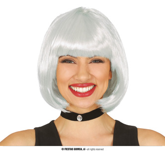 Dámská paruka bílá Rachel
