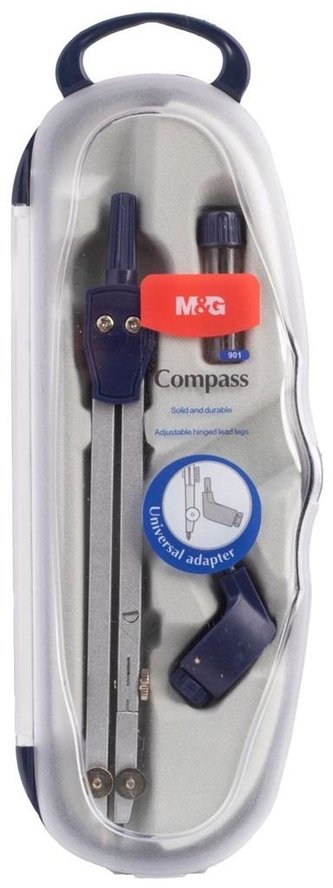 Cyrkiel szkolny metalowy 36cm M&G;