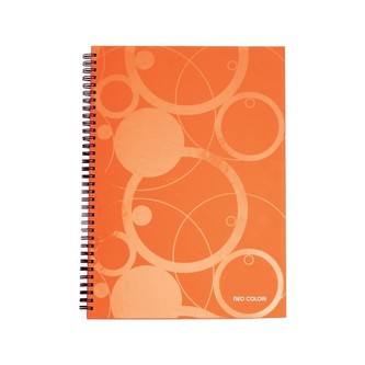 Kroužkový blok A5 70l. linka PP Neo Colori oranžový Kroužkový blok A5 70l. linka PP Neo Colori oranžový