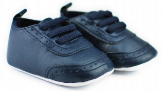 Kojenecké capáčky/botičky, koženkové s prošitím, granát, Baby Nellys, vel. 6/12 m; 68-80 (6-12m)