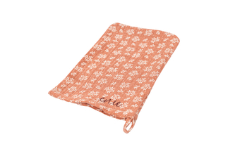 enie baby Mušelínové žinky melange s květy - 2ks