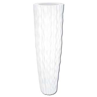 Květináč Europalms, Lamella designový květináč 140cm, bílý