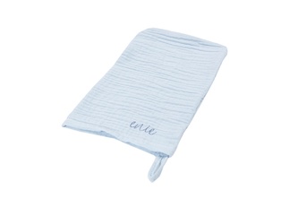 enie baby Mušelínové žinky světle modré - 2ks