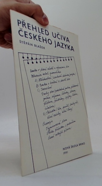 Přehled učiva českého jazyka